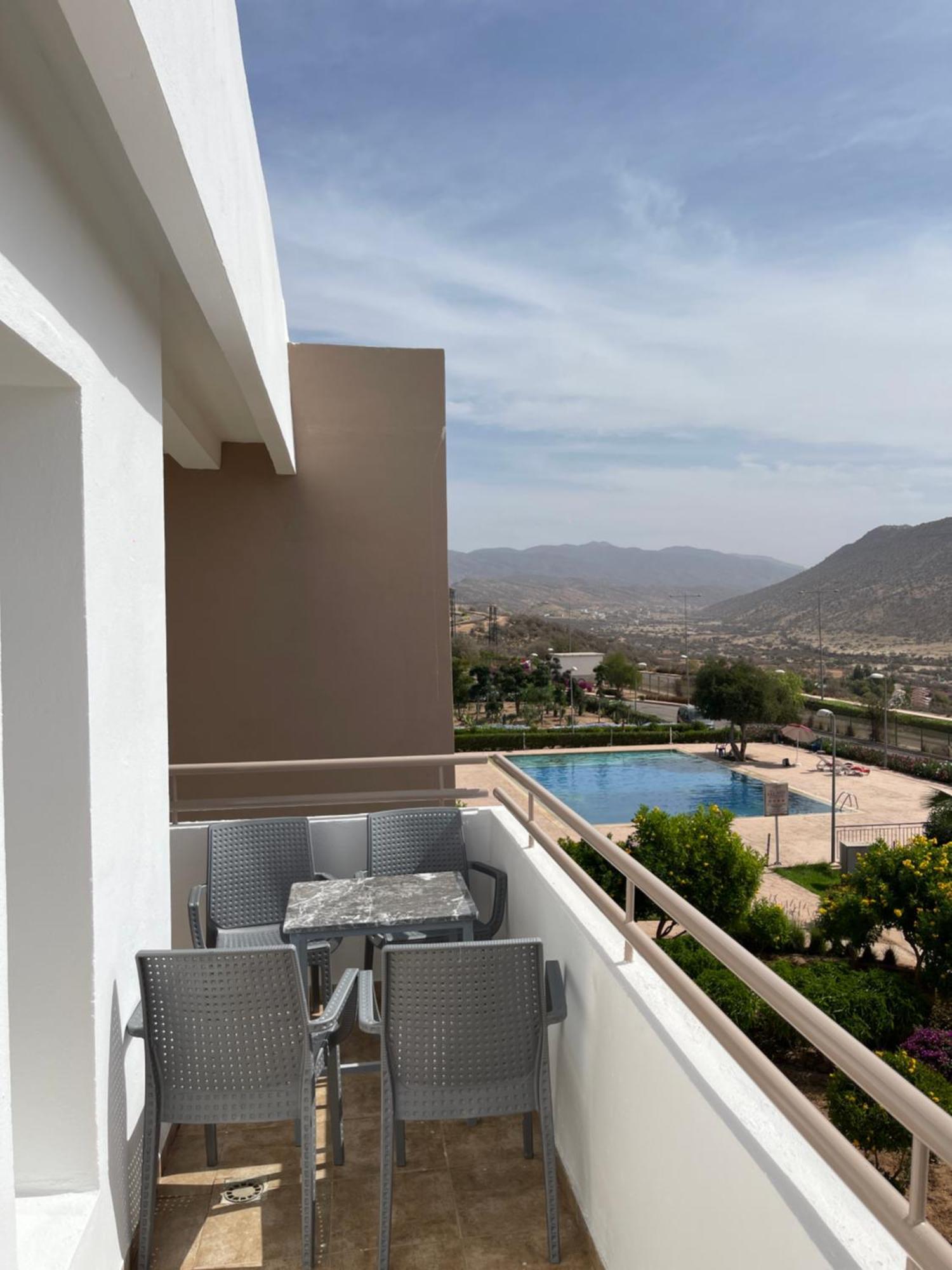 Appartement Vue Sur Piscine Et Montagne Imi Ouadar Taghazout Dış mekan fotoğraf