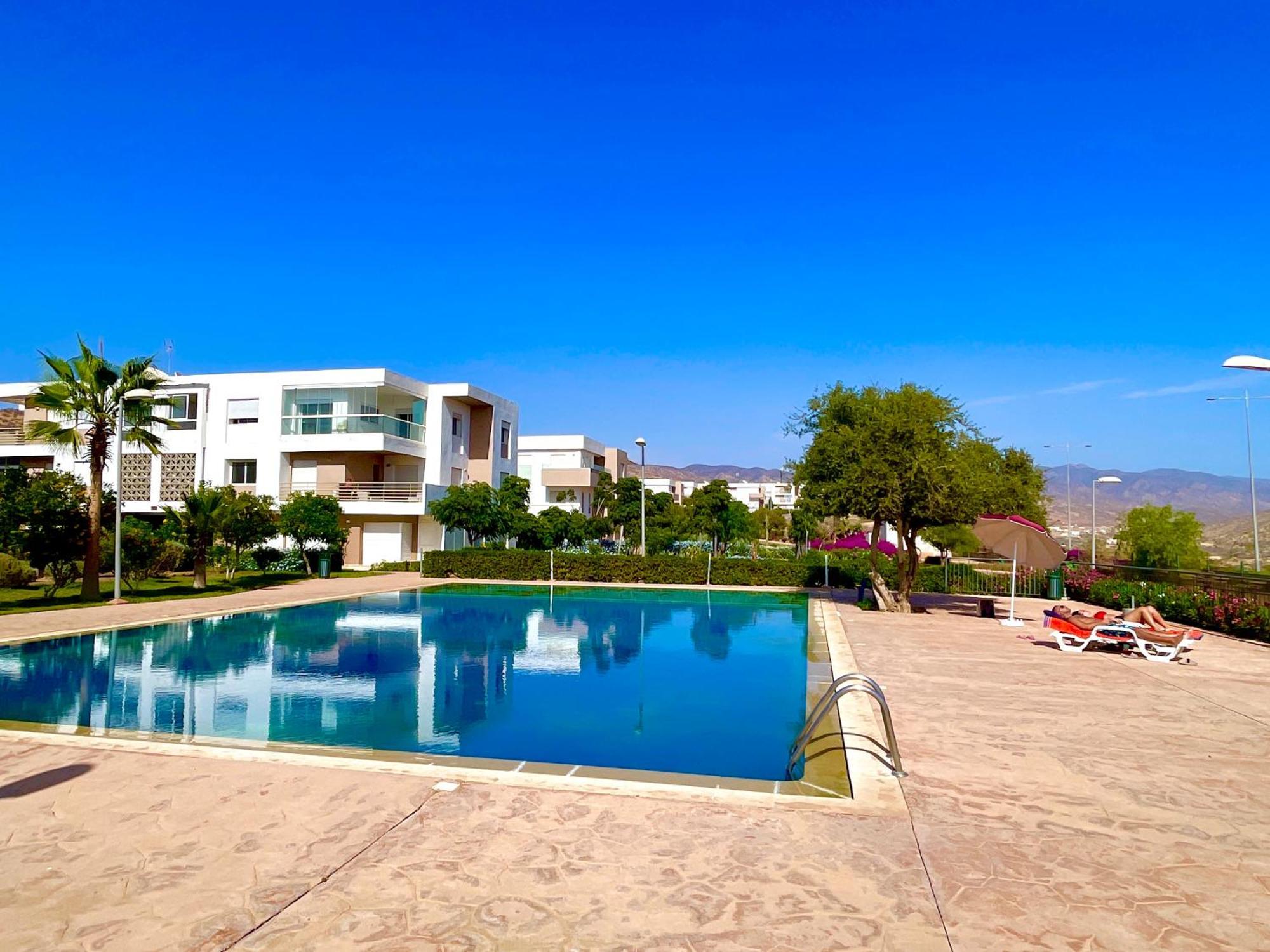 Appartement Vue Sur Piscine Et Montagne Imi Ouadar Taghazout Dış mekan fotoğraf